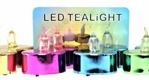 2 PC - TEA LIGHT - ASSORTED CO - Image 1
