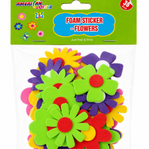36 PC-FOAM STICKERS - FLOWERS - Image 1