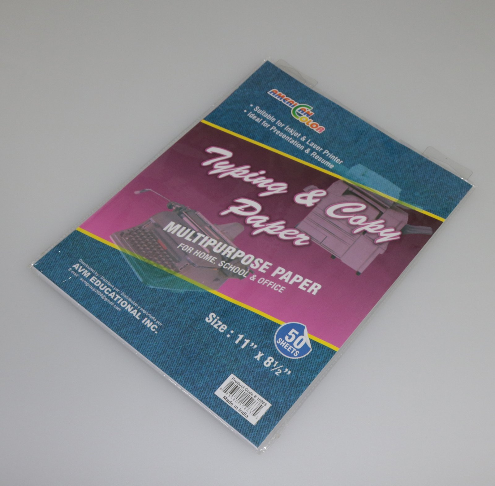 TYPING PAPER – 50 SHEET – American Colors