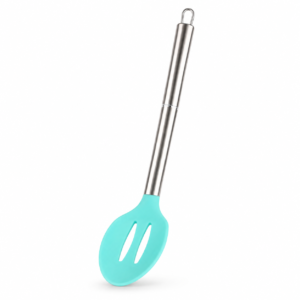 PIPE HANDLE SILICON SLOTTED SPOON - Image 3