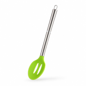 PIPE HANDLE SILICON SLOTTED SPOON - Image 4
