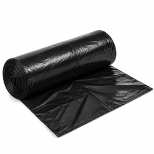 GARBAGE BAG  55 GALLON 38 X 58 BLACK - Image 1