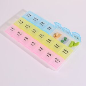 Pill Organizer Weekly 3 Times A Day (Esp) - Image 4