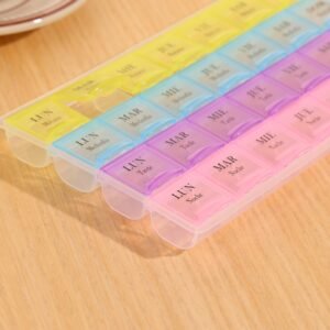 Pill Organizer Weekly 4 Times A Day (Esp) - Image 4