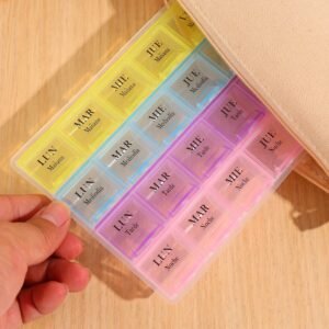 Pill Organizer Weekly 4 Times A Day (Esp) - Image 6