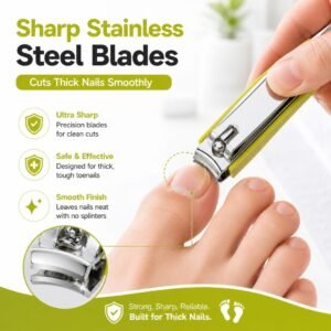 TOENAIL CLIPPER WITH FILE 8.5CM - Image 5