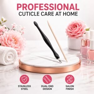 2PC SET CUTICLE REMOVER /PUSHER NAIL CARE STICK - Image 3