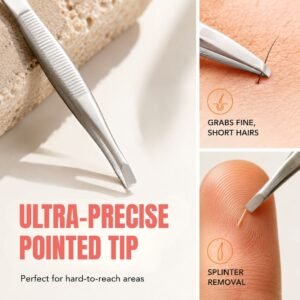 SQUARE TIP TWEEZERS 8.8CM - Image 5