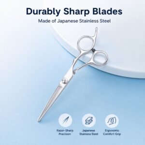 PROFESSIONAL BARBER SCISSORS 17CM - Image 3
