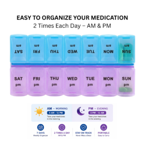Pill Organizer Weekly Twice a Day (Eng) - Image 3