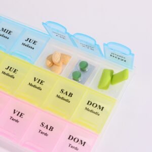 Pill Organizer Weekly 3 Times A Day (Esp) - Image 3