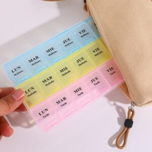 Pill Organizer Weekly 3 Times A Day (Esp) - Image 6