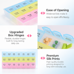 Pill Organizer Weekly 3 Times A Day (Esp) - Image 6