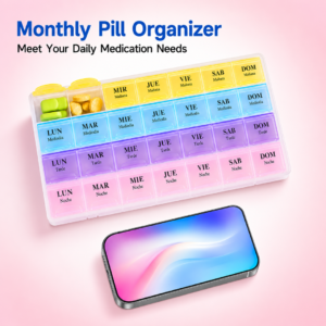 Pill Organizer Weekly 4 Times A Day (Esp) - Image 3