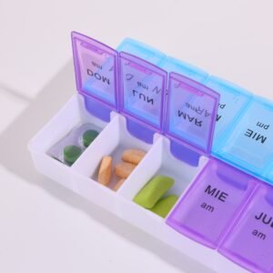 Pill Organizer Weekly Pop Up Twice A Day (Esp) - Image 2
