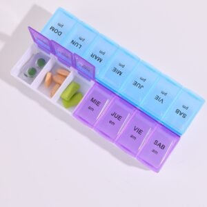 Pill Organizer Weekly Pop Up Twice A Day (Esp) - Image 3