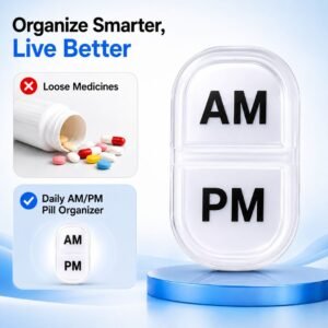 Pill Organizer Daily AM/PM 2pc - Image 5