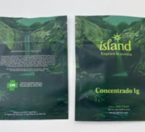 ISLAND CONCENTRADO 1g EMPAQUE BAG 108 x 142+51mm - Image 1